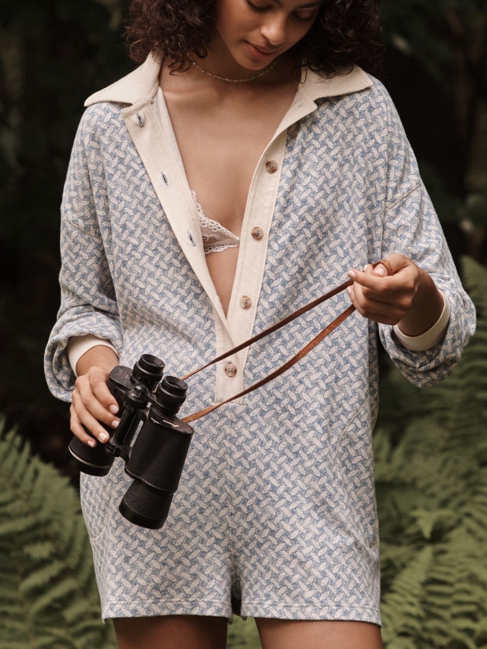 Anthropologie Waffle Cocoon Romper